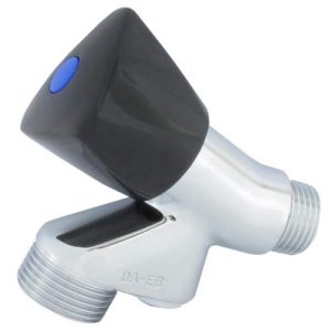 CFL wasmachinekraan met beluchter 1/2" verchroomd, met keerklep