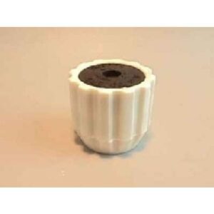 TKM handknop M68-40/80 wit incl. schroefje