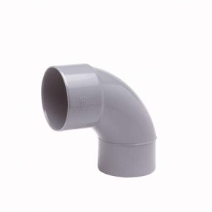 PVC Lijm-Bocht 88° grijs 32 mm mof/spie
