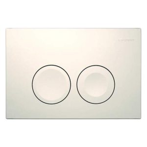 Geberit Delta 25 bedieningspaneel , closet 2-toets wit