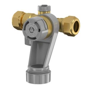 Flamco Flopress inlaatcombinatie 15 mm 2x knel 8 bar