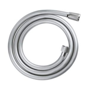 Grohe Relaxaflex doucheslang 150cm met glad oppervlak knikbestendig met Grohe ProGrip kartelstructuur chroom