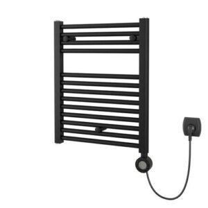 Masterwatt Calor V2 elektrische radiator 927x500mm 500W mat zwart RAL9005