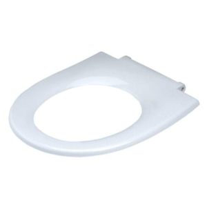 Rapotec closetzitting 300 zonder deksel RVS bevestiging wit - Afbeelding 1