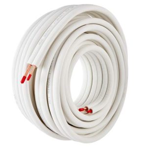 Aircotube koelleiding geisoleerd Ø 1/4" x 3/8" (20 mtr) P2320