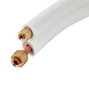 Aircotube koelleiding geisoleerd flare leidingset Ø 1/4" x 1/2" (3 mtr) FS2403