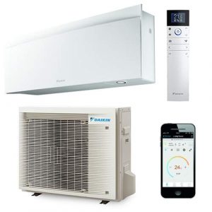 Daikin Emura binnen + buitenunit 5,0 kW set mat kristal wit R32