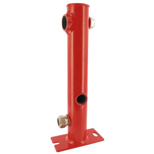 Comfort Line expansievatbeugel 4-gats rond rood met puntstuk en ontluchter