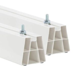 Aircobase opstelprofiel kunststof 1000 x 80 x 80 mm Heavy Duty (set a 2 stuks)
