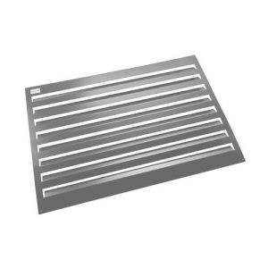 Evolar Evo-louvre achterplaat Medium licht antraciet 800 x 1100 mm