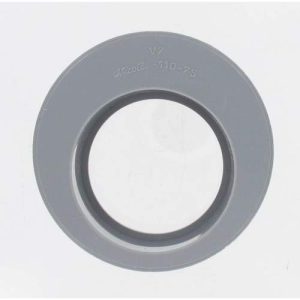 Girpi PVC lijm inzetverloopring excentrisch 110 x 75 mm spie/mof grijs