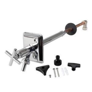 LGS Super vorstvrije gevelkraan Deluxe chroom