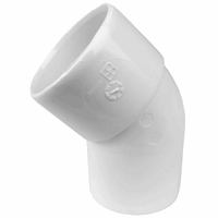 Wadal PVC L-Bocht 45gr WT 40 M/S