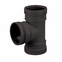 Wafix PP T-Stuk 88,5gr 40 3M Zwart 3412204019