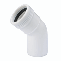 Wafix PP Bocht 45gr WI 40 M/S 3421104004