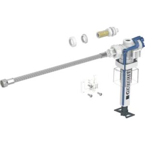Geberit vlotterkraan type 383 met slang en motageclip