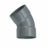 Wadal PVC L-Bocht 45gr GR 50 M/M