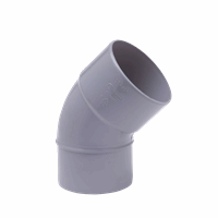WAVIN WADAL PVC L-BOCHT 45 GR 75 M/S