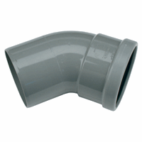 Wafix PVC M-Bocht 45gr GR 110 SN8 M/S