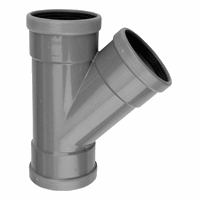 Wafix PVC M-T-stuk 45gr 110 SN8 3M 1112211004