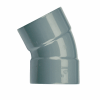 Wadal PVC L-Bocht 30gr GR 110 M/M