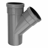 Wafix PVC M-T-stuk 45gr 110 SN8 2M/S 1112111004