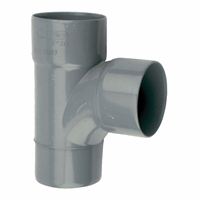 PVC L-Stroom T-Stuk 90gr Gr 1102M/S