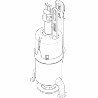 Wisa uitstroommechanisme XS + bodemkleprubber 8050801525
