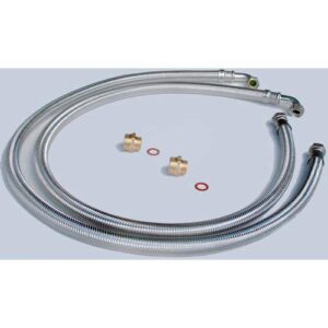 Lubron RVS slangenset 1,5mtr - 3/4" inclusief pakkingen