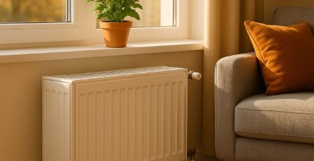 Radiator ontluchten met een ontluchtingssleutel