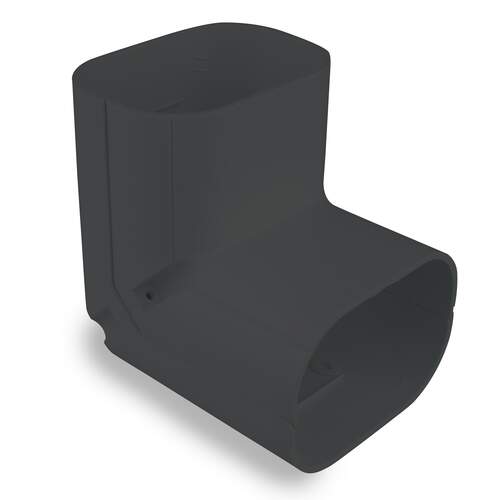 Inoac stijgende bocht 90 gr zwart