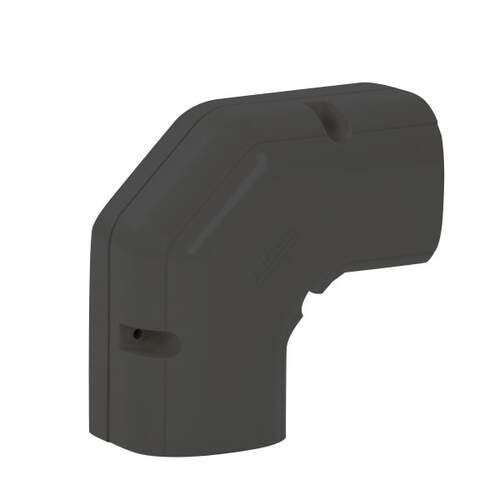 Inoac lange bocht 90 zwart