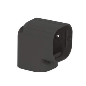 Inoac platte korte bocht zwart