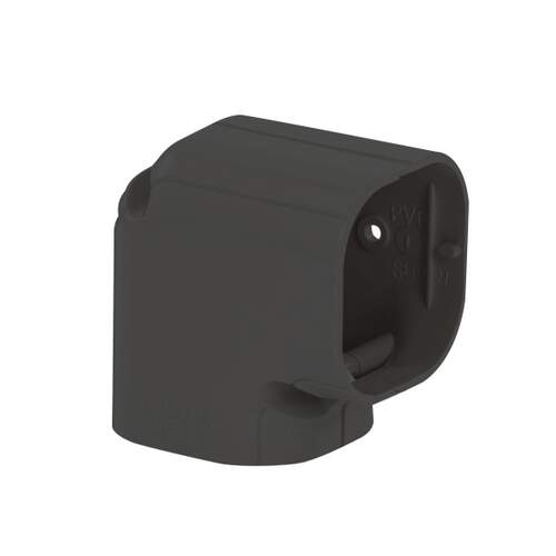 Inoac platte korte bocht zwart