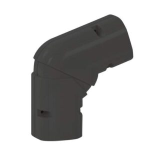 Inoac verstelbare platte bocht zwart