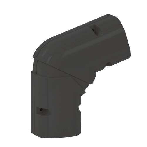 Inoac verstelbare platte bocht zwart