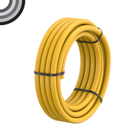 16x2 Multiskin gas zonder mantel Lengte = 50m geel PEXc/AL/PEX