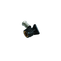 16x1/2bi Henco muurplaat kort met plug 2PK-1604KBP