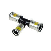 32x20x32 Henco gas T-stuk 3x pers 10PKG-322032