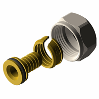 M22 x PEX12x2 Pentec knelset