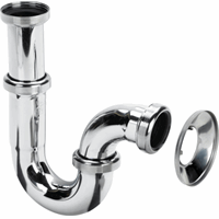 Viega univ.buissifon mess/chr.5611.23 138295+rozet&afv.bocht