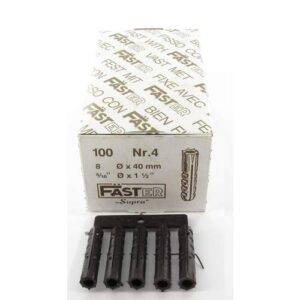 8mm Pluggen faster bruin 8x40mm