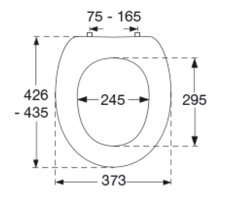 LGS Super WC bril softclose - universele toiletzitting wit