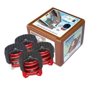 Trillingsdemper set – grote airco / warmtepomp units (70–120 kg) M8