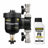 Fernox TF1 Compact Magneet Filter 3/4"+Filter Fluid F9 265ml
