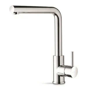 LGS Super eengreeps keukenkraan met draaibare L-uitloop, chroom