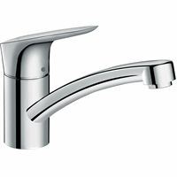 Hansgrohe Logis keukenmengrkaan 120 met Coolstart Ecoclick, Chroom