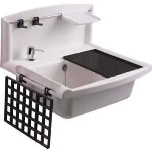 Sanit uitstortgootsteen multi set wit 3712101